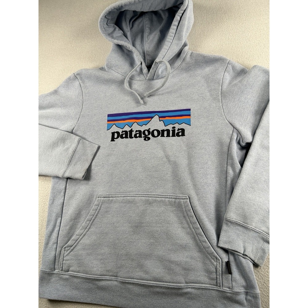 Patagonia Blue Logo Uprisal Hoodie Men's Medium/Women's Large